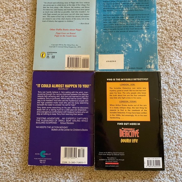 Vintage Chapter Books for Young Read Indiana Jones - Picture 2 of 4